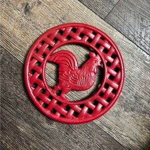 Red Rooster Trivet